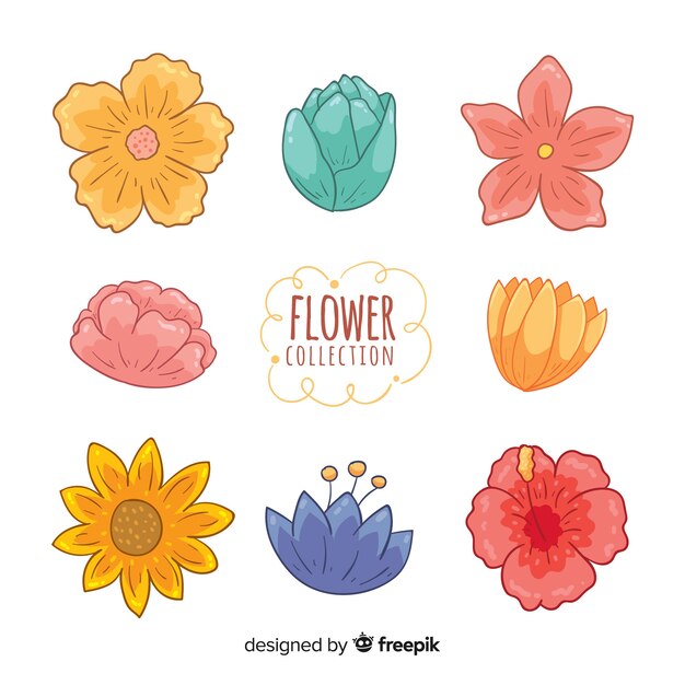 Spring flower collection