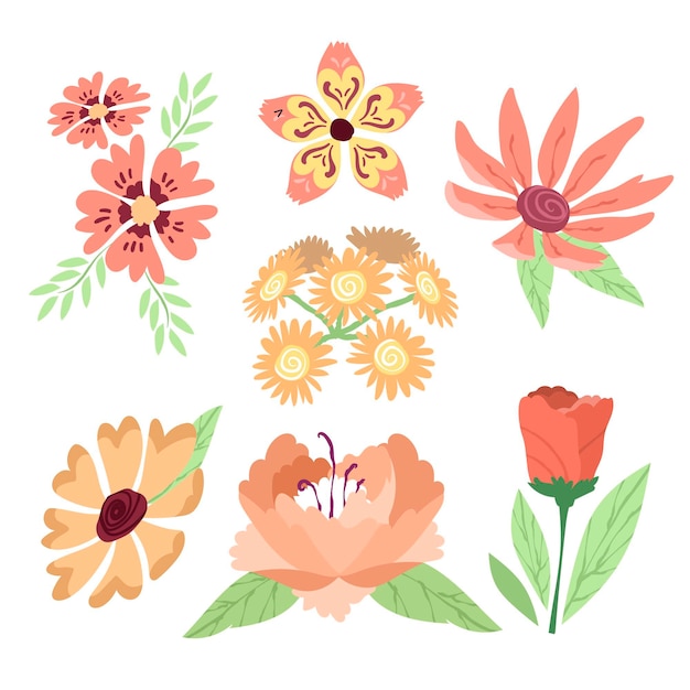 Spring flower collection