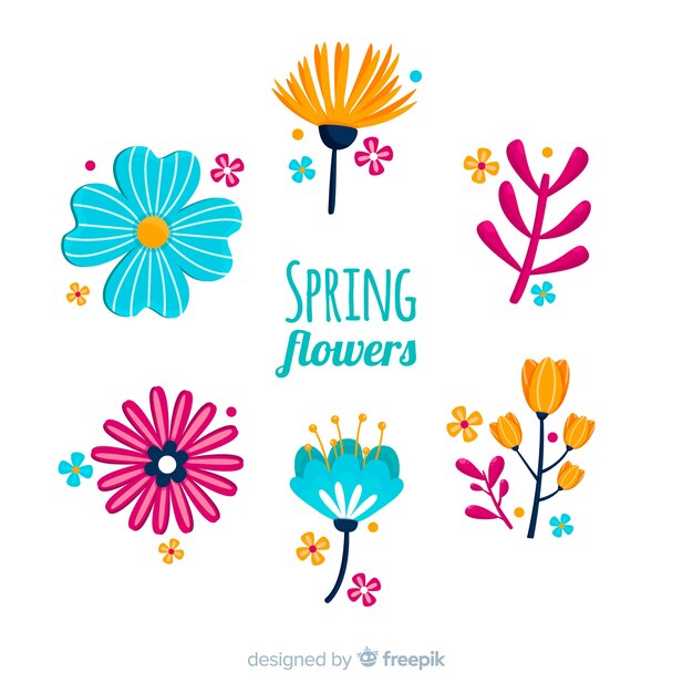 Spring flowers pack