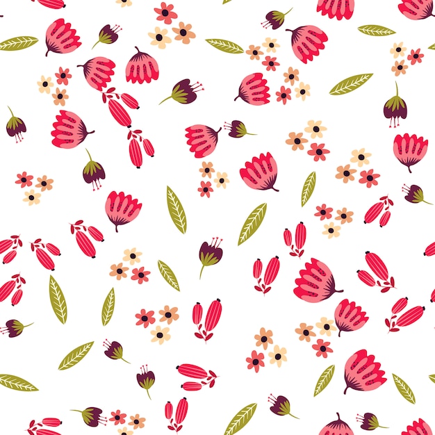 Free Vector spring pattern