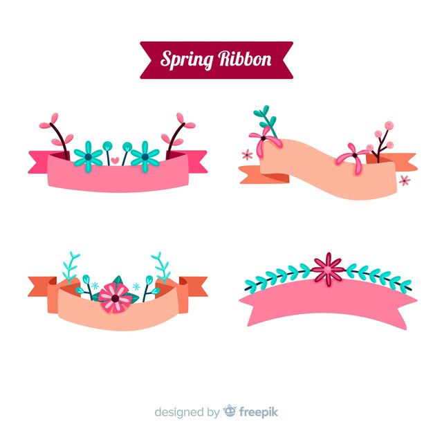 Spring ribbon pack