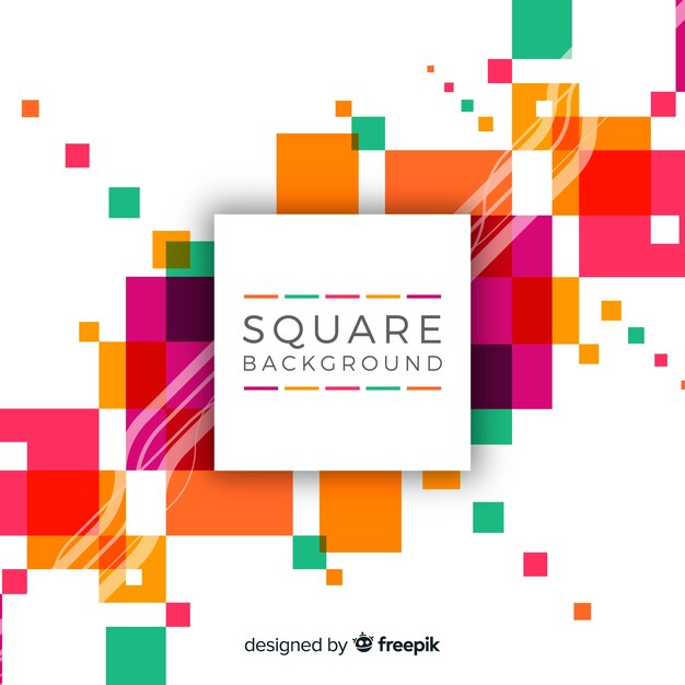 Square background