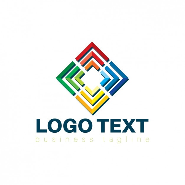 Free Vector squared corporative logo