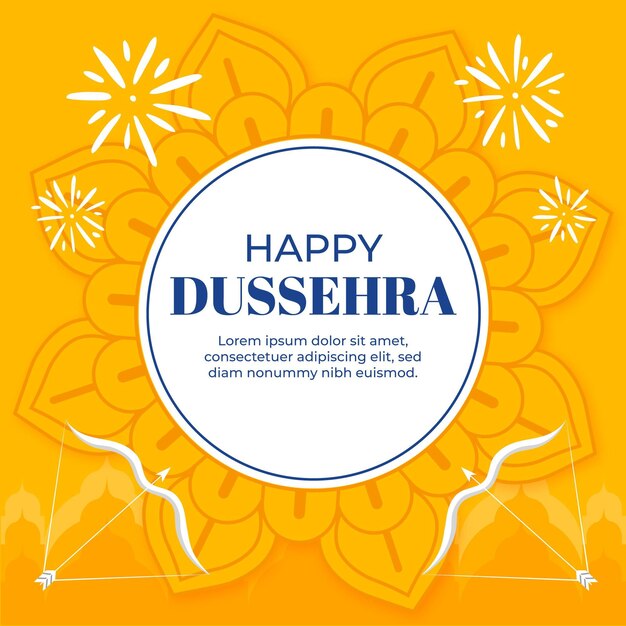 Squared dussehra banner