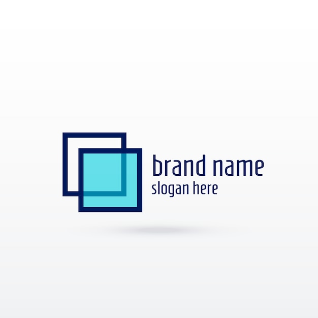 Free Vector squares logo