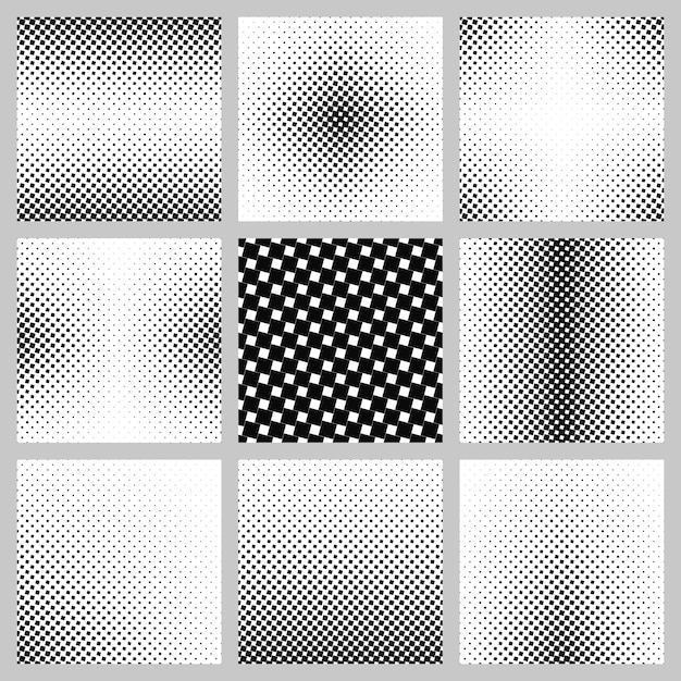 Squares pattern background collection