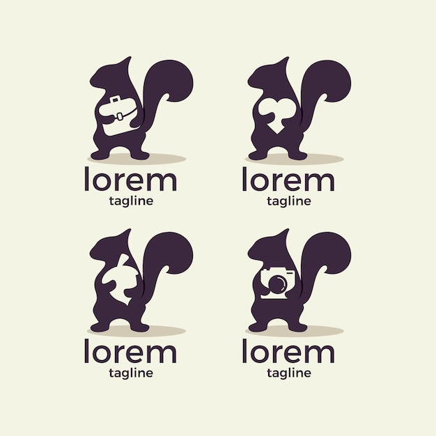 Squirrel icon design