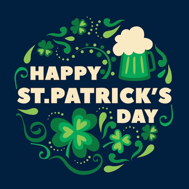 St patrick day illustration