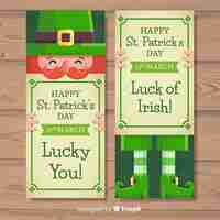 Free vector st. patrick's day banner