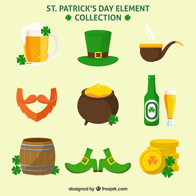 St. patrick's day element collection