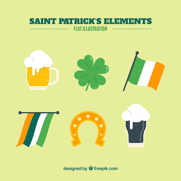 St. patrick's day element collection