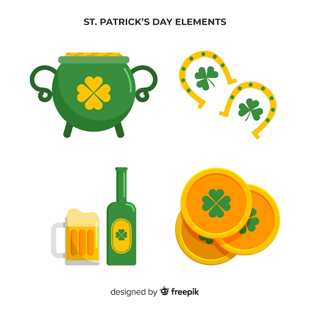 St. patrick's day element collection