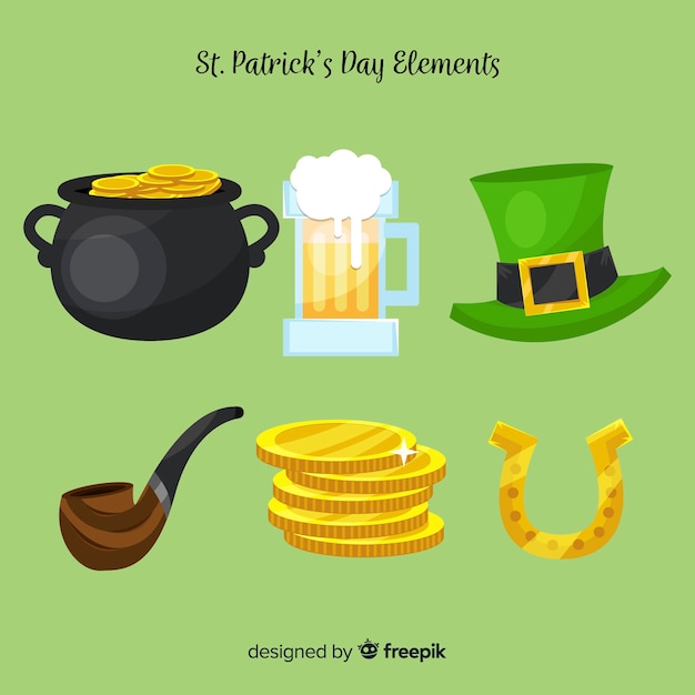 St. patrick's day element collection