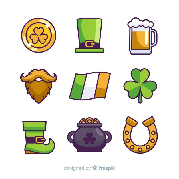 St. patrick's day element collection