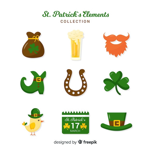 St. patrick's day element collection