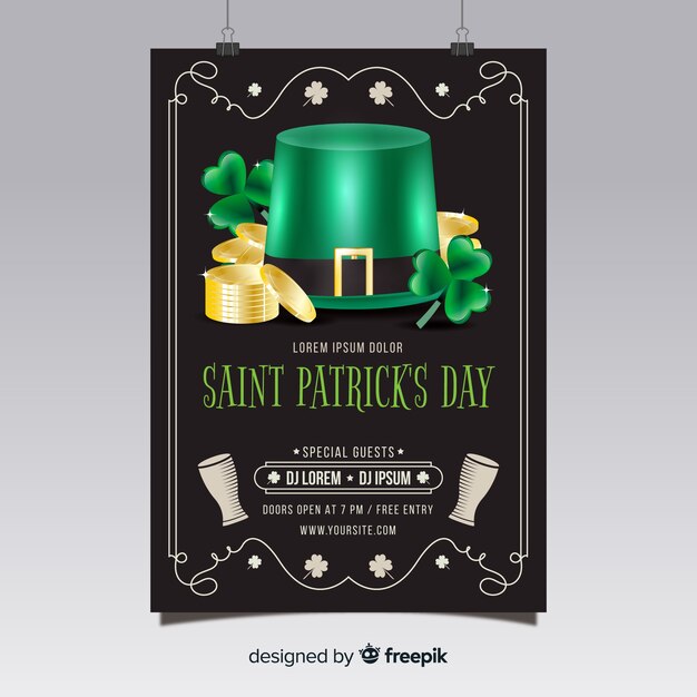 St. patrick's day flyer teplate