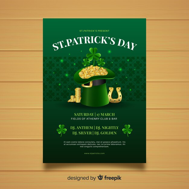 St. patrick's day party flyer