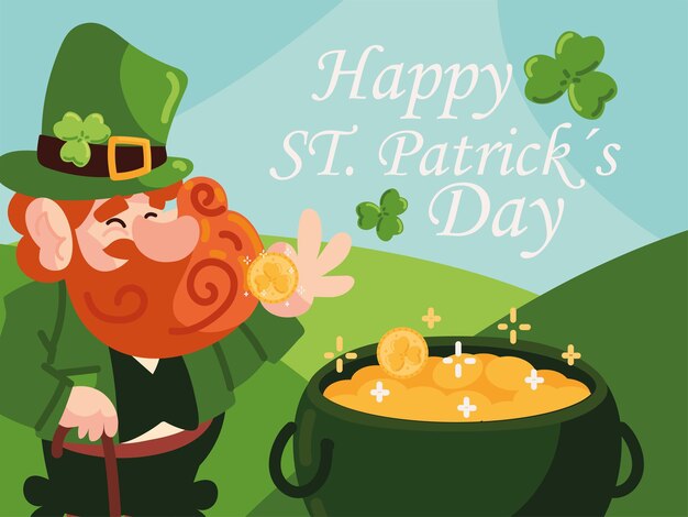 St patricks day greeting card