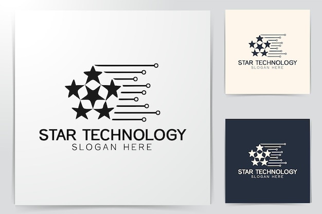 Star champion logo Designs Inspiration Isolated on White Background