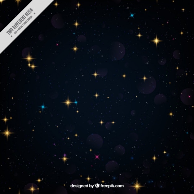 Free Vector star filled space background