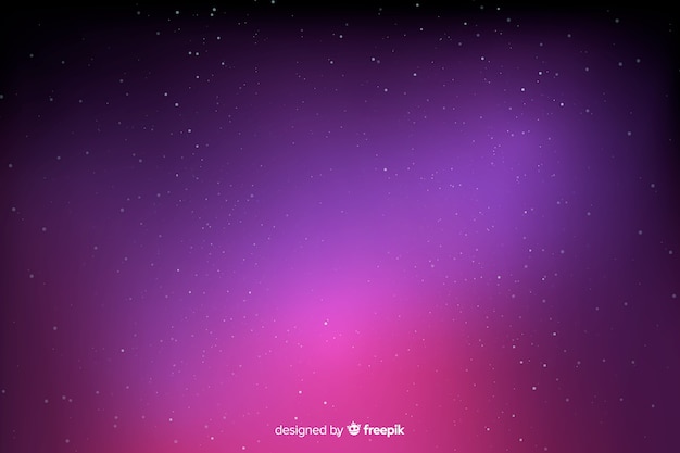 Starry night background gradient