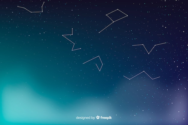 Free Vector starry night background