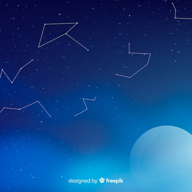 Starry night background