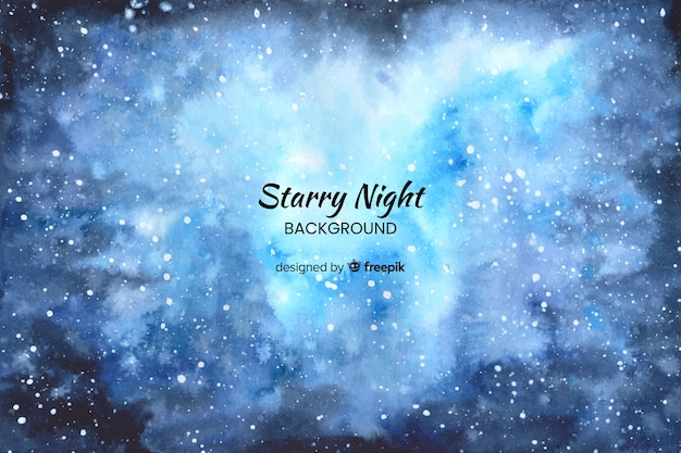 Starry night background