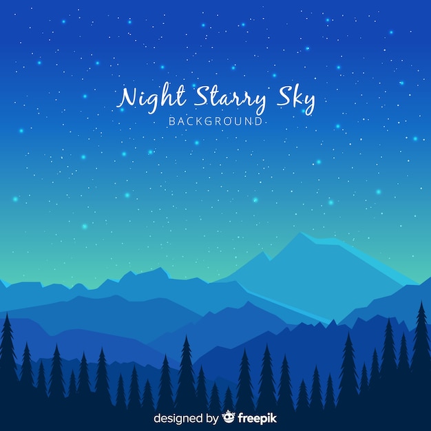 Starry sky background