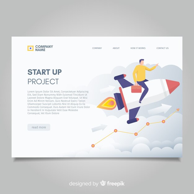 Start up project landing page