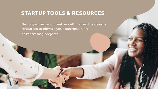 Startup presentation template for small business