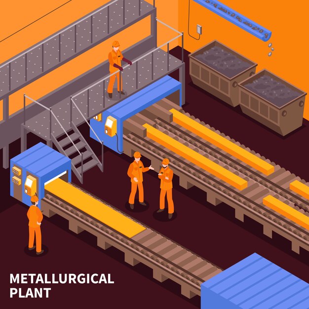 Steel Industry Isometric