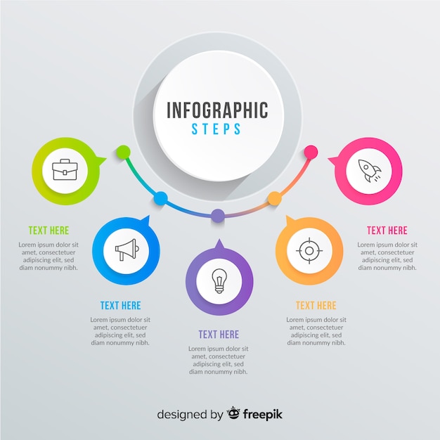 Step infographic