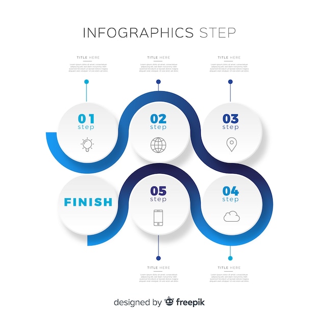 Steps infographic