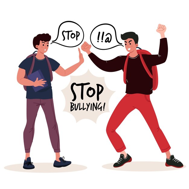 Stop bullying concept