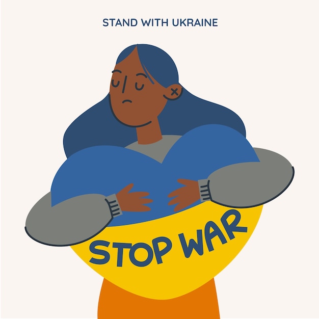 Stop the War in Ukraine with character