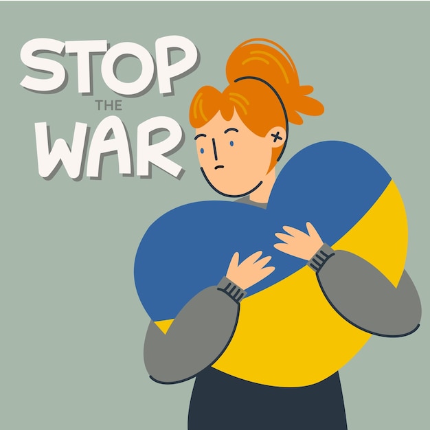 Stop the War in Ukraine with character