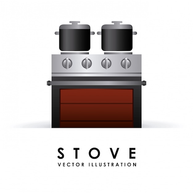 Free vector stove simple element