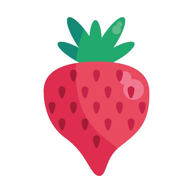 Free vector strawberry fruit design