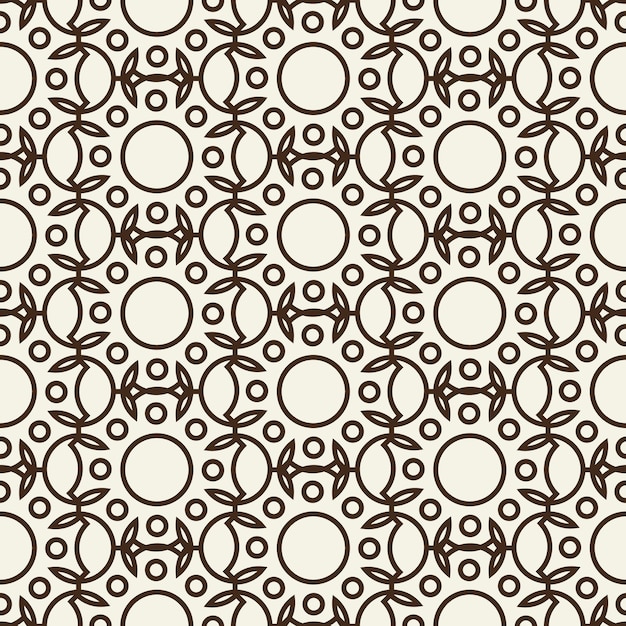 Stylish Abstract Seamless Black And White Pattern