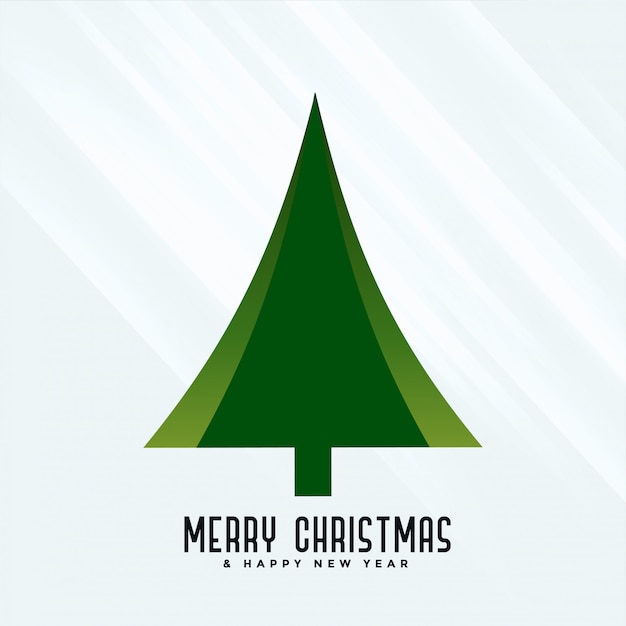 Free Vector stylish christmas tree design background