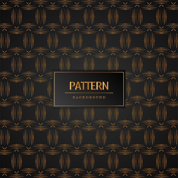 Stylish golden pattern background