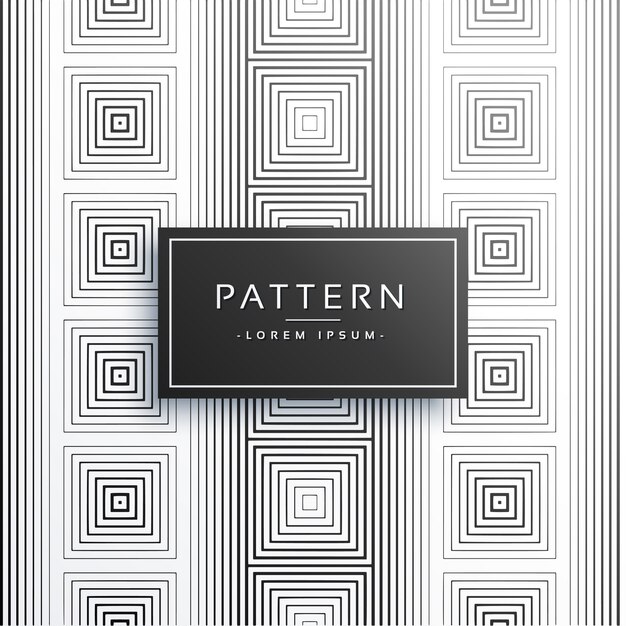 Free vector stylish lines square style pattern background