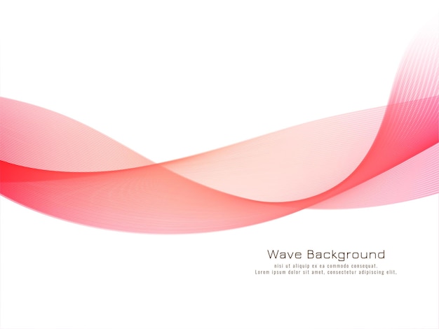 Stylish modern colorful wave background