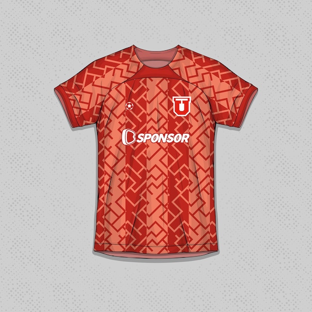 Free vector sublimation sports apparel designs professional football shirt templates