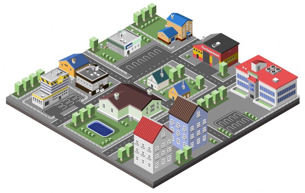 Suburban Concept Isometric