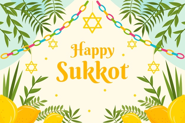 Free vector sukkot background