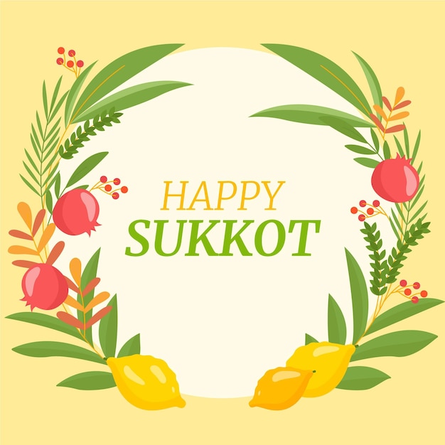 Sukkot frame template