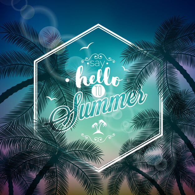 Summer background design