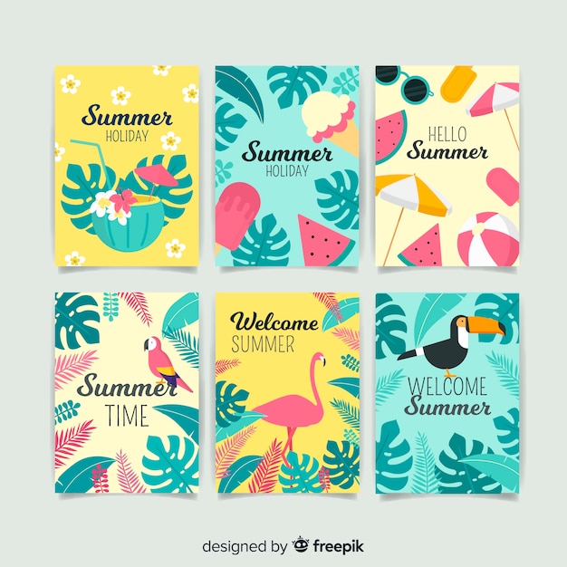 Summer card collection